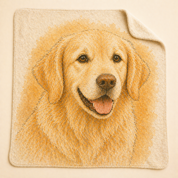 Custom Pet Portrait Blanket